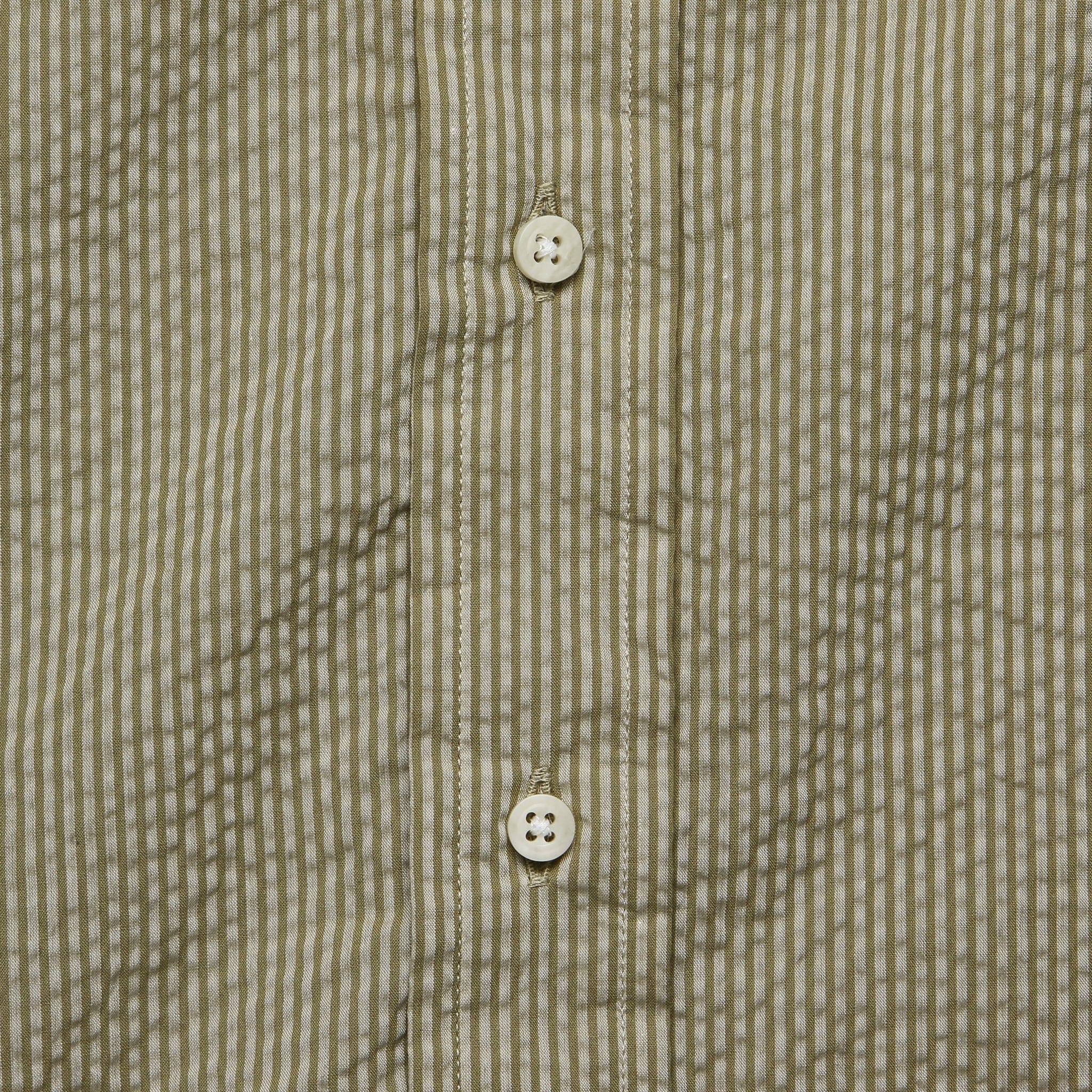 
                          Tonal Stripe Seersucker Oxford Shirt - Khaki - Gitman Vintage - STAG Provisions - Tops - S/S Woven - Other Pattern
                        