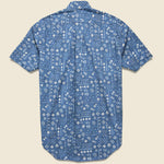 Bandana Print Shirt - Indigo - Gitman Vintage - STAG Provisions - Tops - S/S Woven - Other Pattern