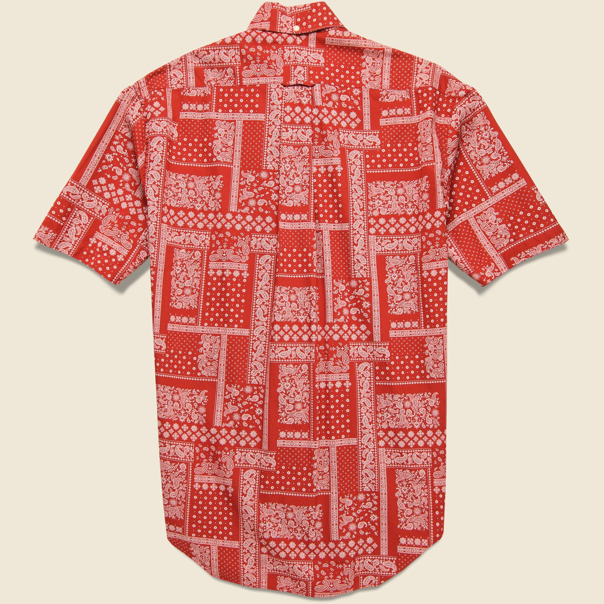 
                          Bandana Print Shirt - Red - Gitman Vintage - STAG Provisions - Tops - S/S Woven - Other Pattern
                        