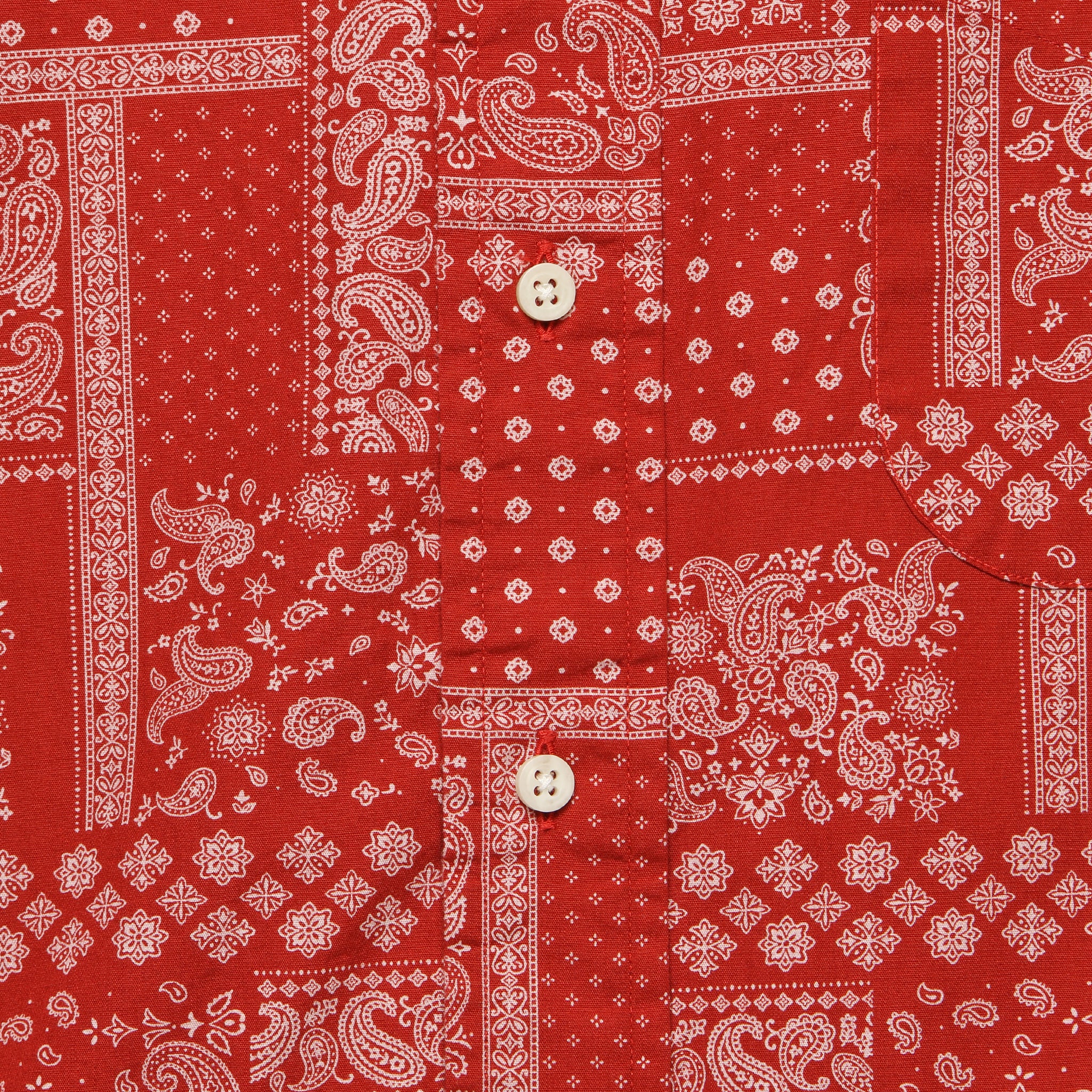 
                          Bandana Print Shirt - Red - Gitman Vintage - STAG Provisions - Tops - S/S Woven - Other Pattern
                        