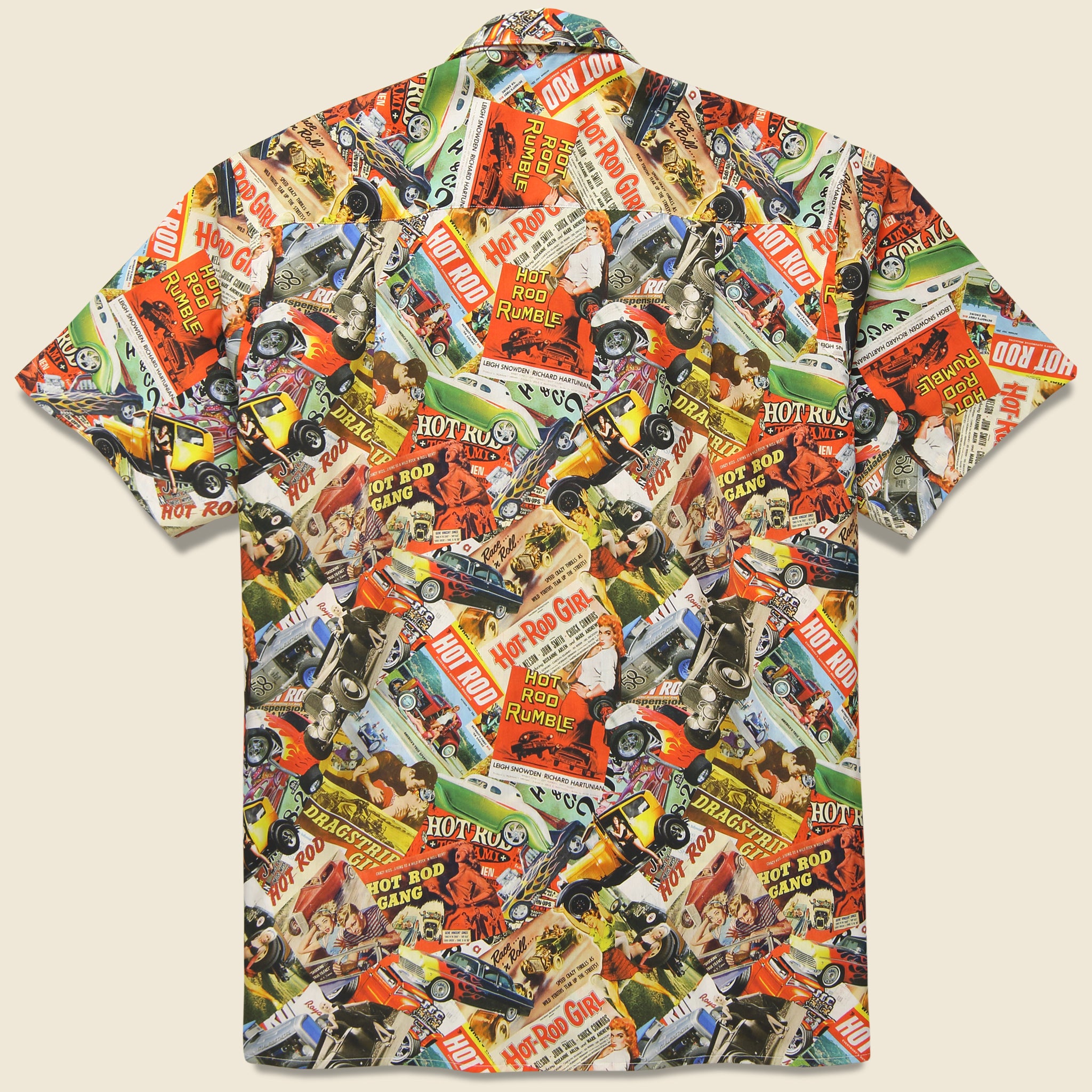 
                          Hot Rod Print Camp Shirt - Gitman Vintage - STAG Provisions - Tops - S/S Woven - Other Pattern
                        