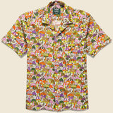 Mushroom Print Camp Shirt - Gitman Vintage - STAG Provisions - Tops - S/S Woven - Other Pattern