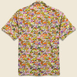 Mushroom Print Camp Shirt - Gitman Vintage - STAG Provisions - Tops - S/S Woven - Other Pattern