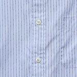 Poplin Stripe Shirt - White/Navy - Hamilton Shirt Co. - STAG Provisions - Tops - L/S Woven - Stripe