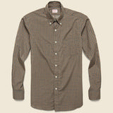 Printed Twill Shirt - Khaki/Green/Orange - Hamilton Shirt Co. - STAG Provisions - Tops - L/S Woven - Other Pattern