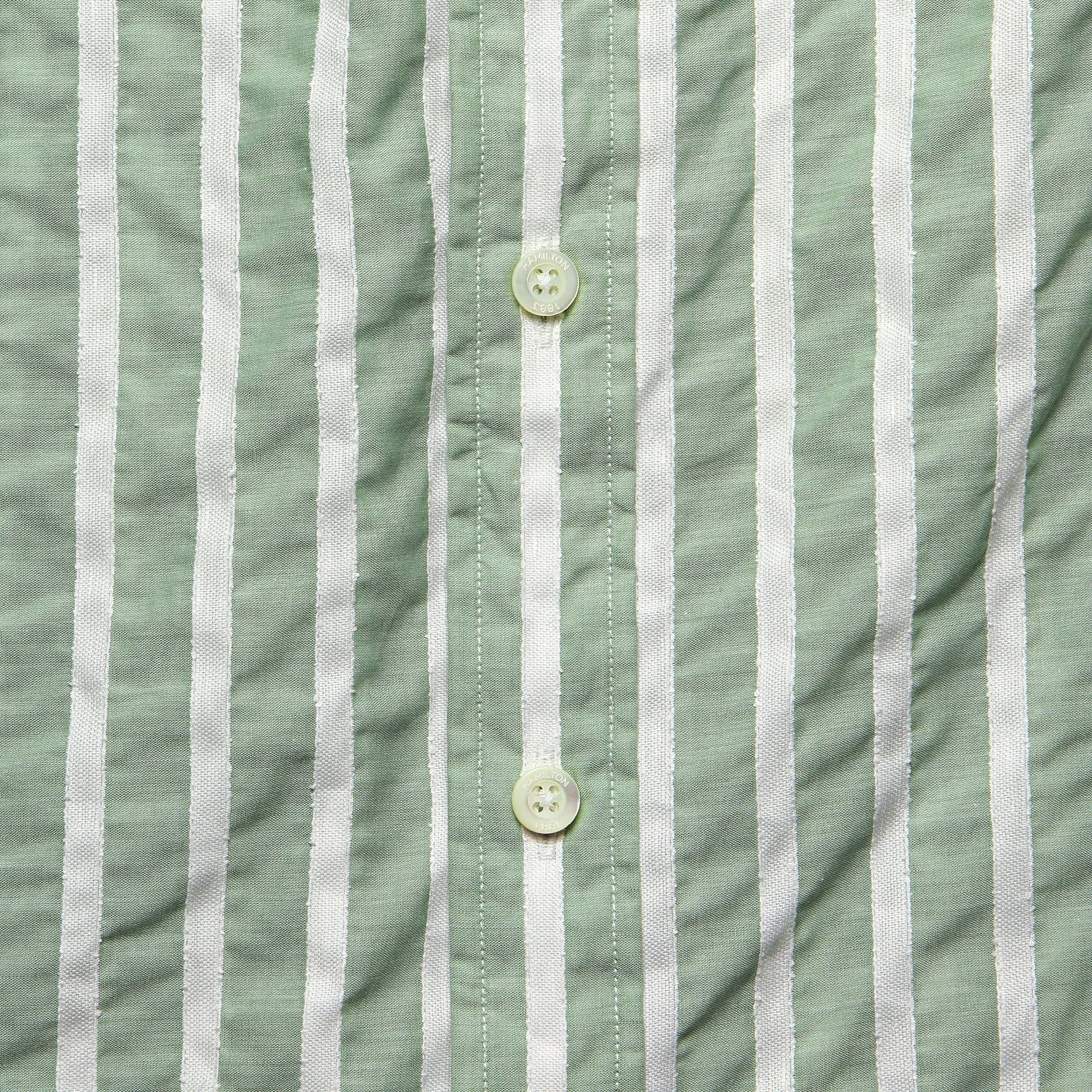 
                          Textured Stripe Shirt - Sage/White - Hamilton Shirt Co. - STAG Provisions - Tops - S/S Woven - Stripe
                        
