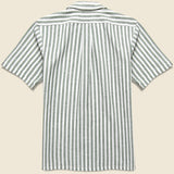 Bengal Stripe Guayabera - Green/White - Hamilton Shirt Co. - STAG Provisions - Tops - S/S Woven - Stripe