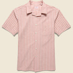 Textured Stripe Shirt - Pink/White - Hamilton Shirt Co. - STAG Provisions - Tops - S/S Woven - Stripe