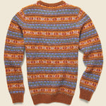 A Day In The Wool Fairisle Crew Sweater - Rustic - Howlin - STAG Provisions - Tops - Sweater