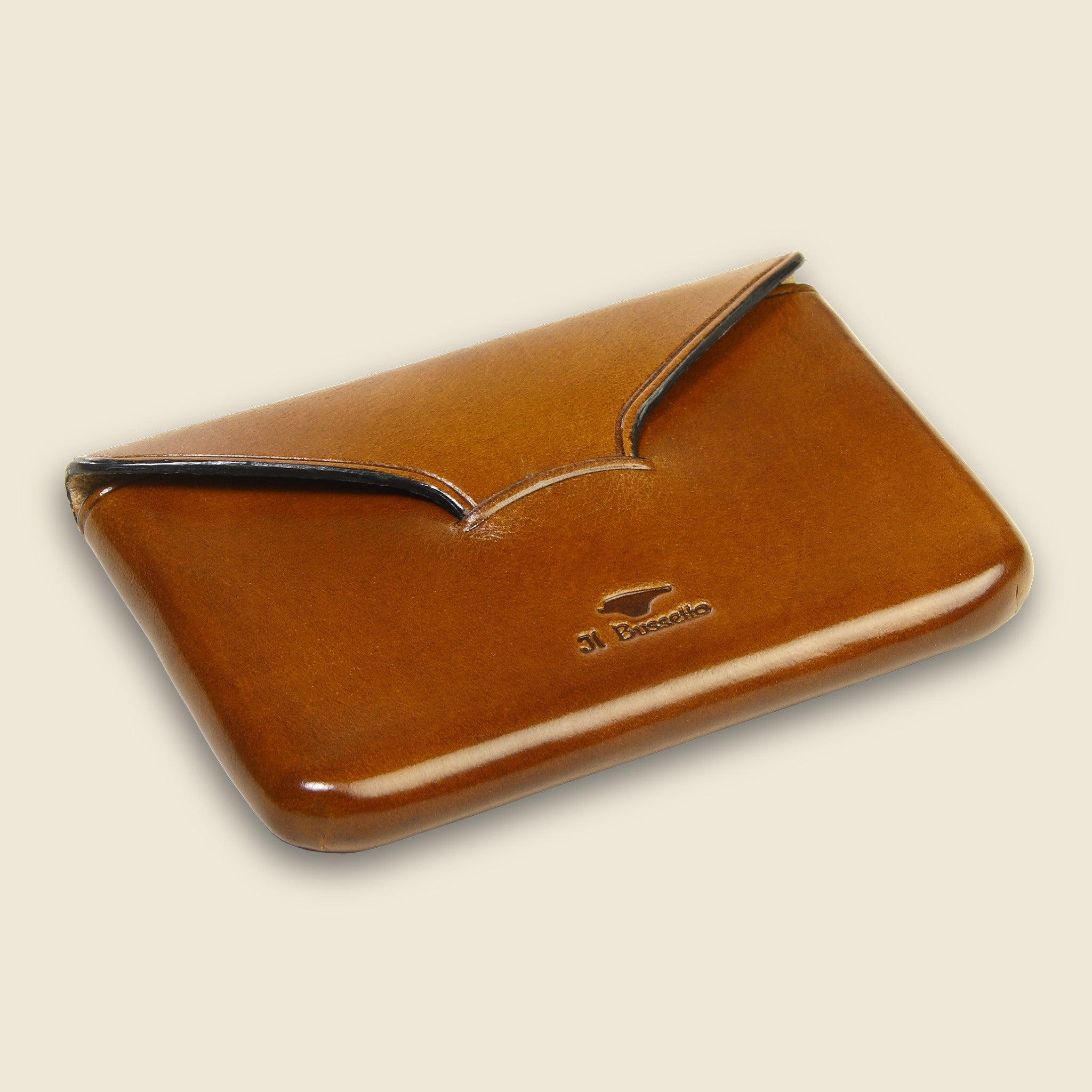 
                          Business Card Holder - Light Brown - Il Bussetto - STAG Provisions - Accessories - Wallets
                        