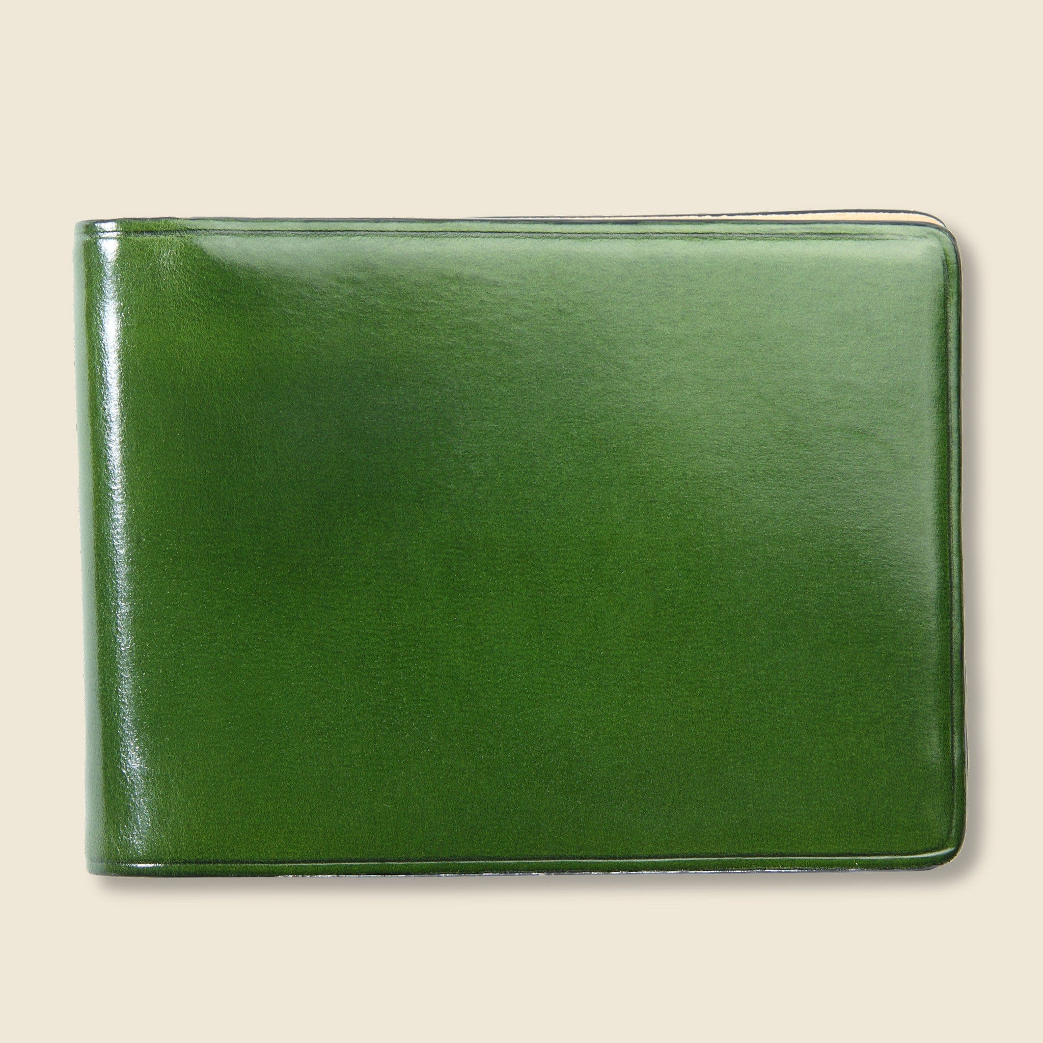 Small Bi-Fold Wallet - Green
