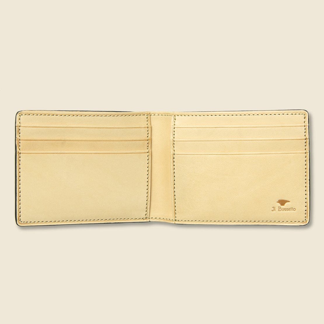 
                          Small Bi-Fold Wallet - Orange - Il Bussetto - STAG Provisions - Accessories - Wallets
                        