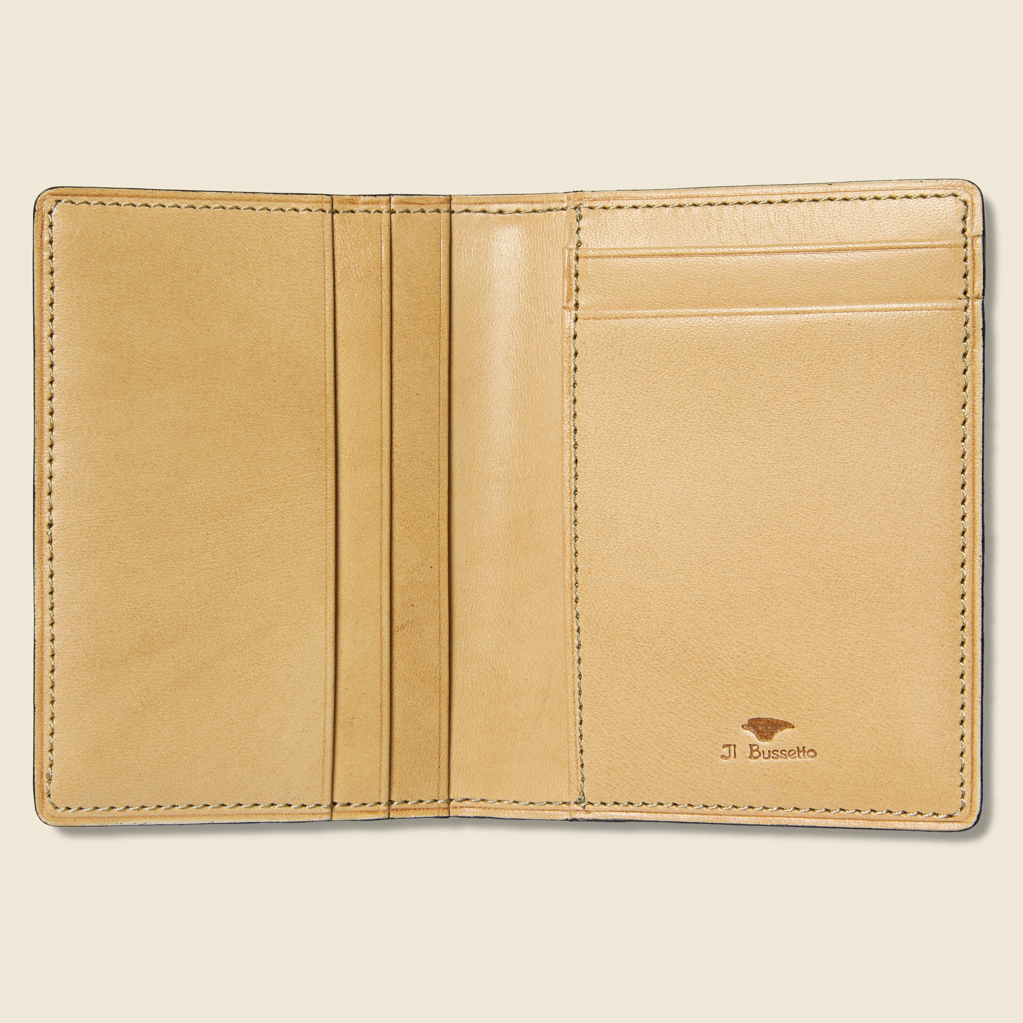 
                          Bi-Fold Card Case - Light Brown - Il Bussetto - STAG Provisions - Accessories - Wallets
                        