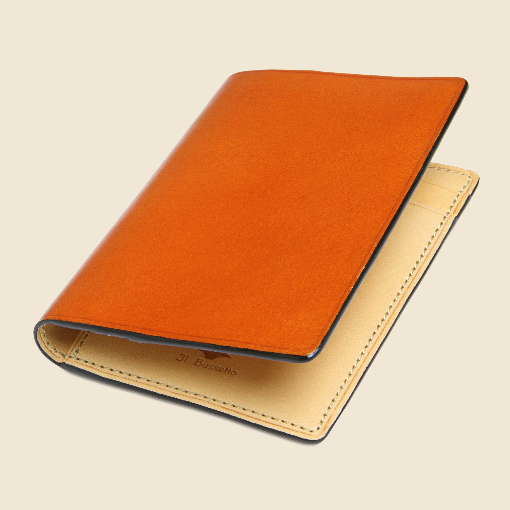 
                          Bi-Fold Card Case - Orange - Il Bussetto - STAG Provisions - Accessories - Wallets
                        