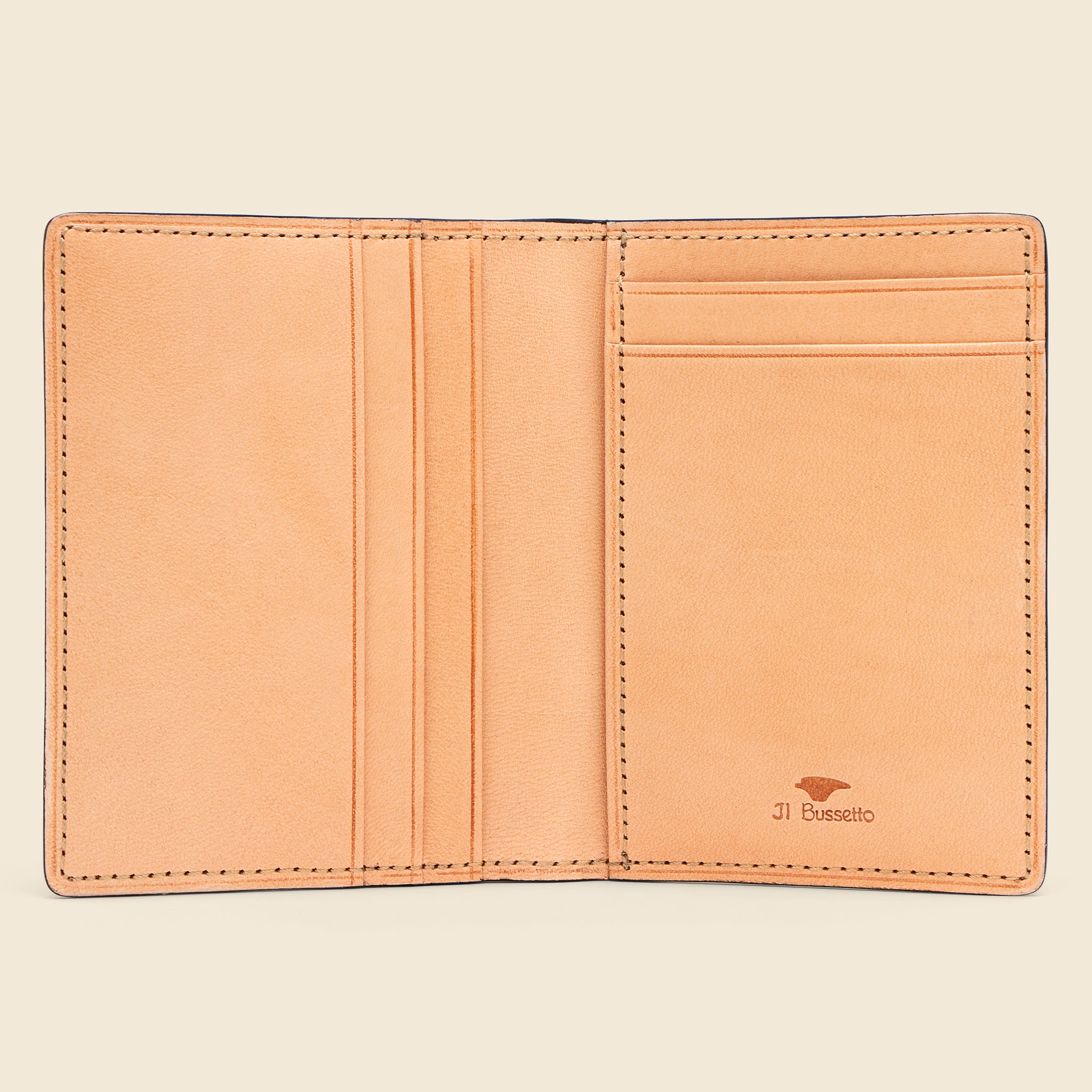 
                          Bi-Fold Card Case - Evergreen - Il Bussetto - STAG Provisions - Accessories - Wallets
                        