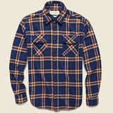 Earl Flannel - Blue Ridge Plaid - Imogene + Willie - STAG Provisions - Tops - L/S Woven - Plaid