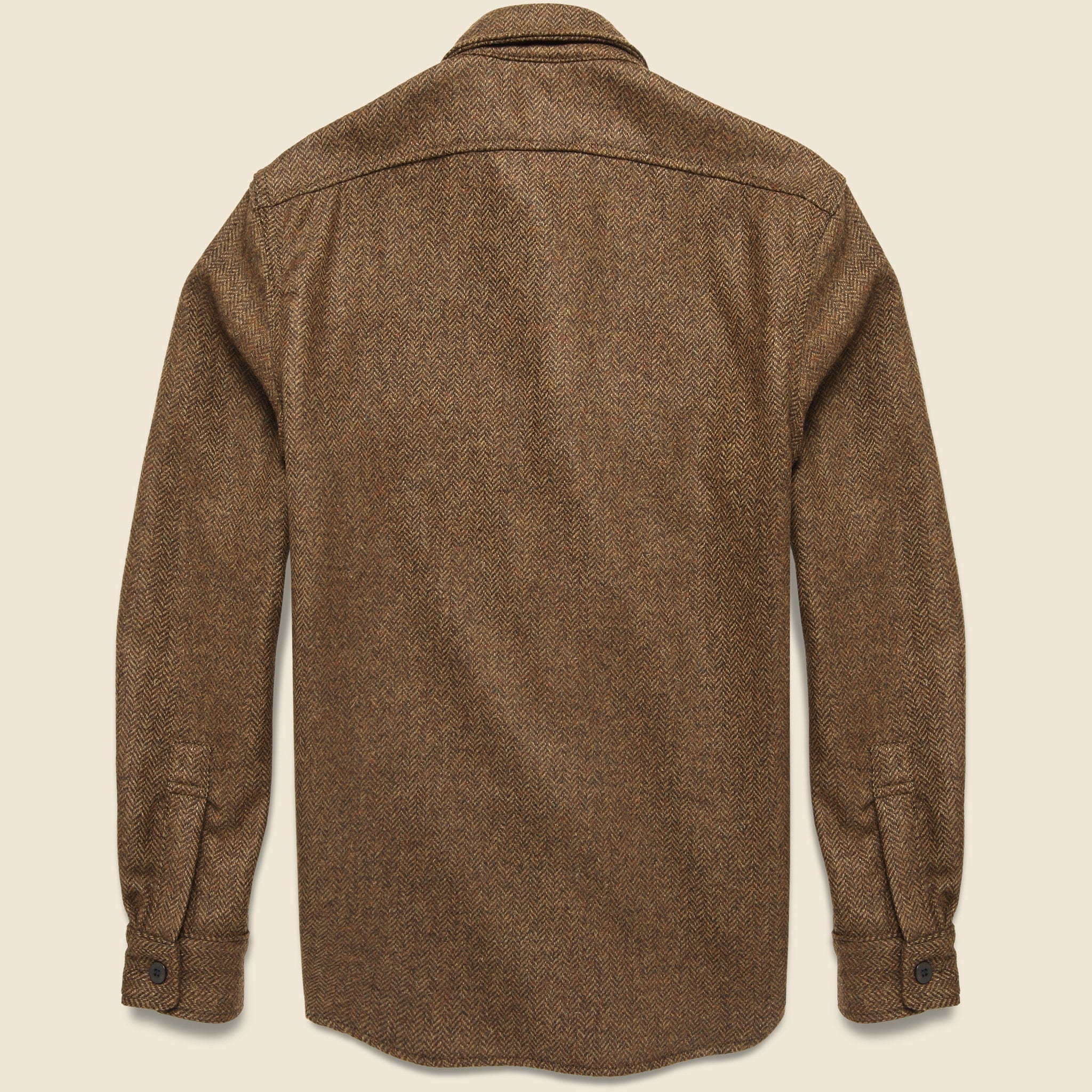 
                          Solid Wool CPO - Cedar Herringbone - Imogene + Willie - STAG Provisions - Tops - L/S Woven - Overshirt
                        