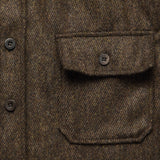 Hall CPO Wool Overshirt - Brown - Imogene + Willie - STAG Provisions - Tops - L/S Woven - Overshirt
