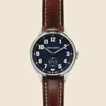 Field Camp Watch 38mm - Navy/Brown Leather - Jack Mason - STAG Provisions - Accessories - Watches