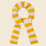Brushed Stripe Lambswool Scarf - Golden Eye/Oatmeal - Jo Gordon - STAG Provisions - Accessories - Scarves