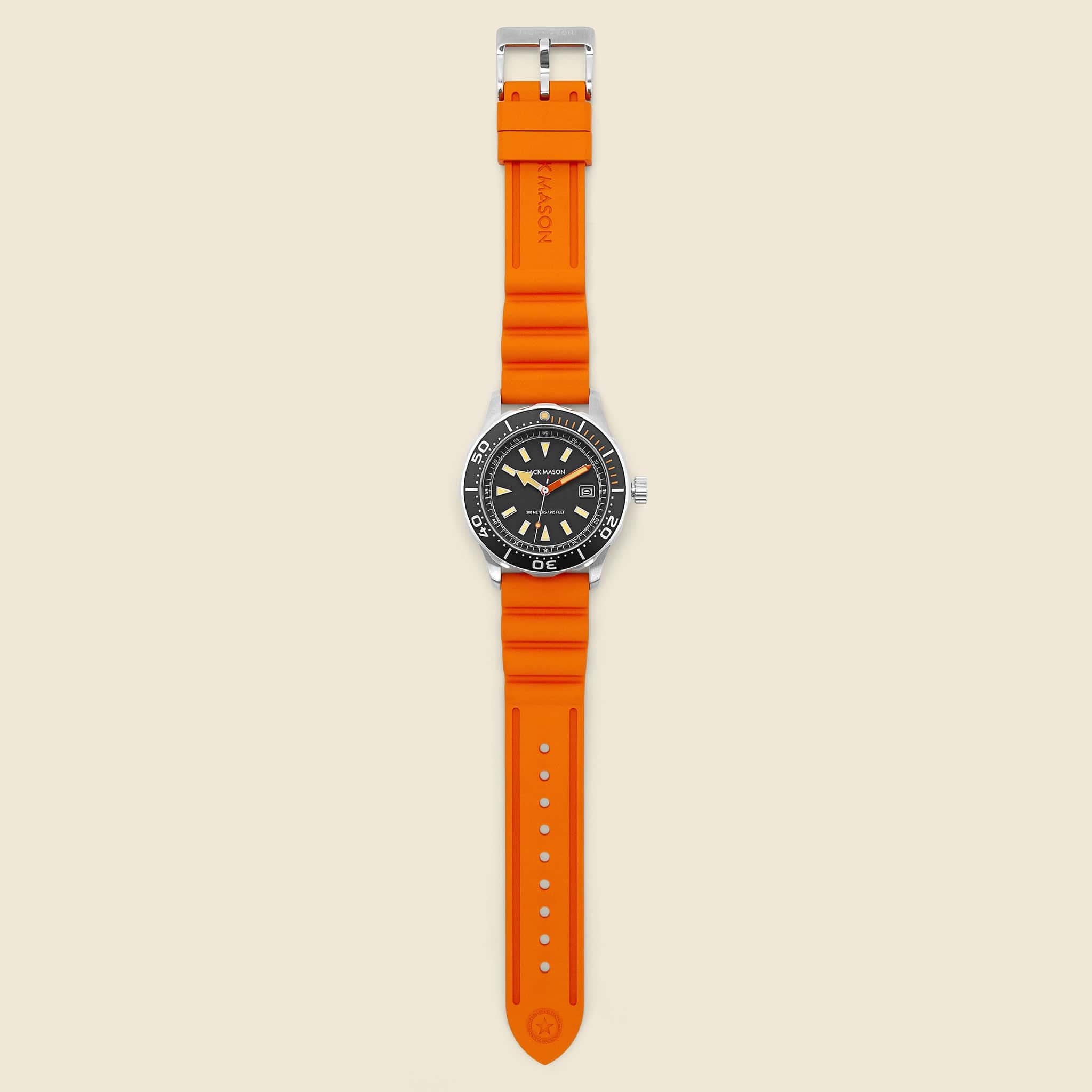 
                          Seatrek Diver Watch 42MM - Black/Orange - Jack Mason - STAG Provisions - Accessories - Watches
                        