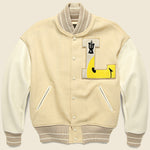 L-Five 40s Wool Varsity Jacket - Ecru - Kapital - STAG Provisions - Outerwear - Coat / Jacket