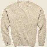 7G Wool SMILIE Crew Sweater - Beige - Kapital - STAG Provisions - Tops - Sweater