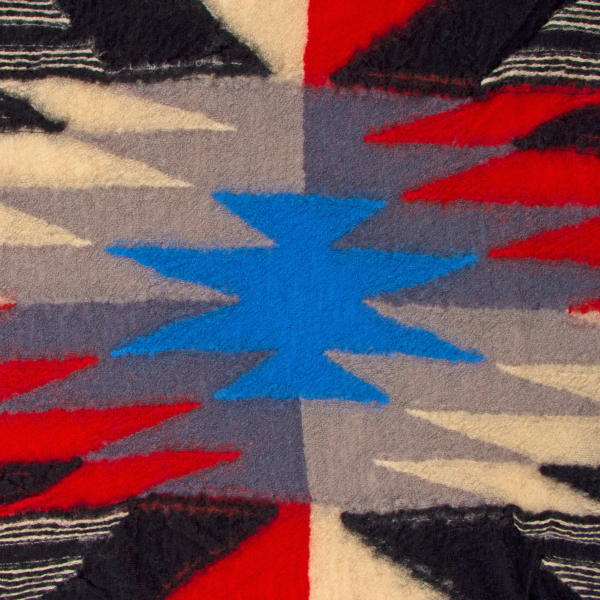 
                          Compressed Wool Scarf ORTEGA Blanket - Black - Kapital - STAG Provisions - Accessories - Scarves
                        