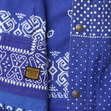 Flannel Polka Dot x Bandana Reversible Jacket - Blue - Kapital - STAG Provisions - Outerwear - Coat / Jacket