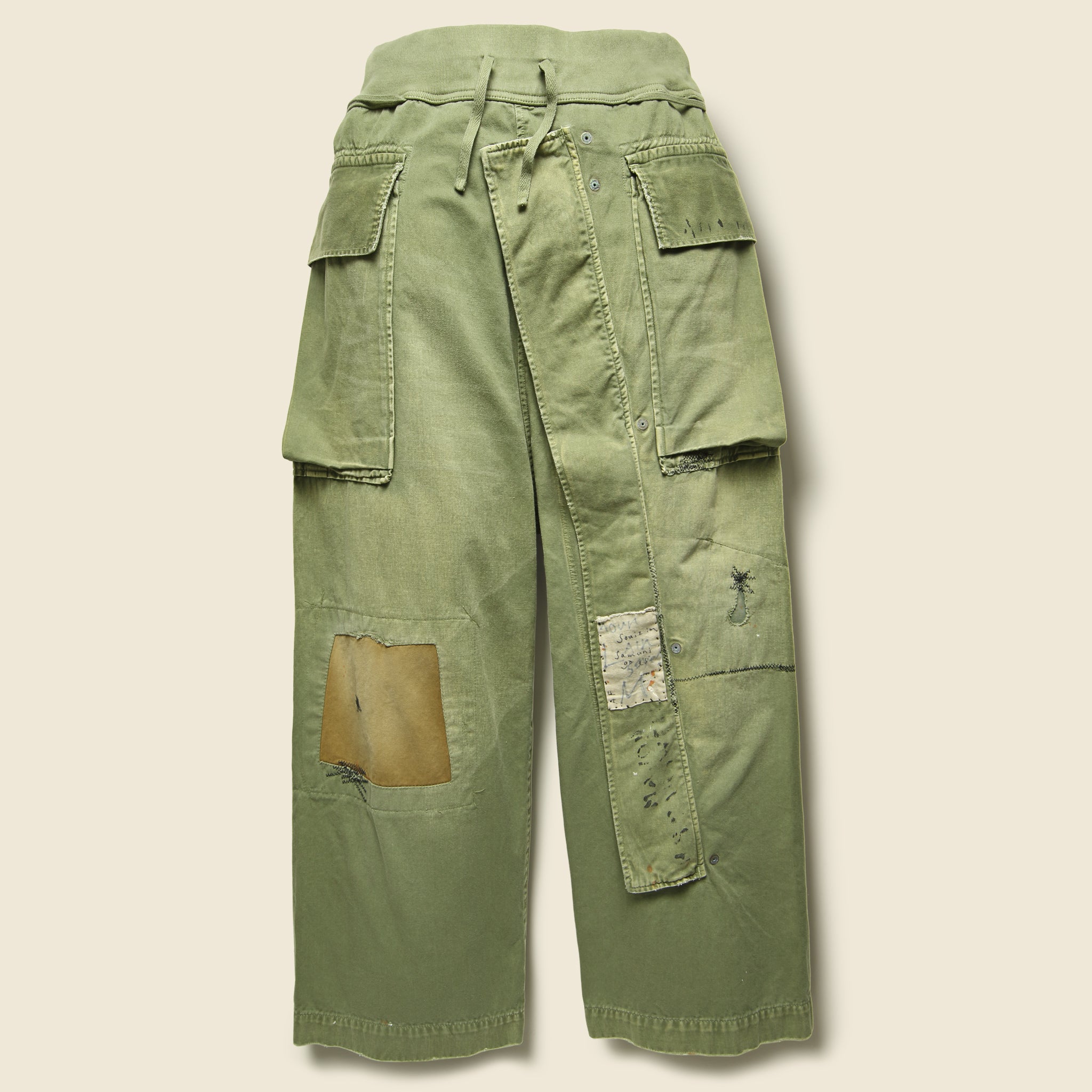 Katsuragi Sleeper Cargo Pants - Khaki - Kapital - STAG Provisions - PANTS - TWILL