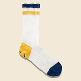 64 Yarns Ivy Smile Heel Hold Socks - White - Kapital - STAG Provisions - Accessories - Socks