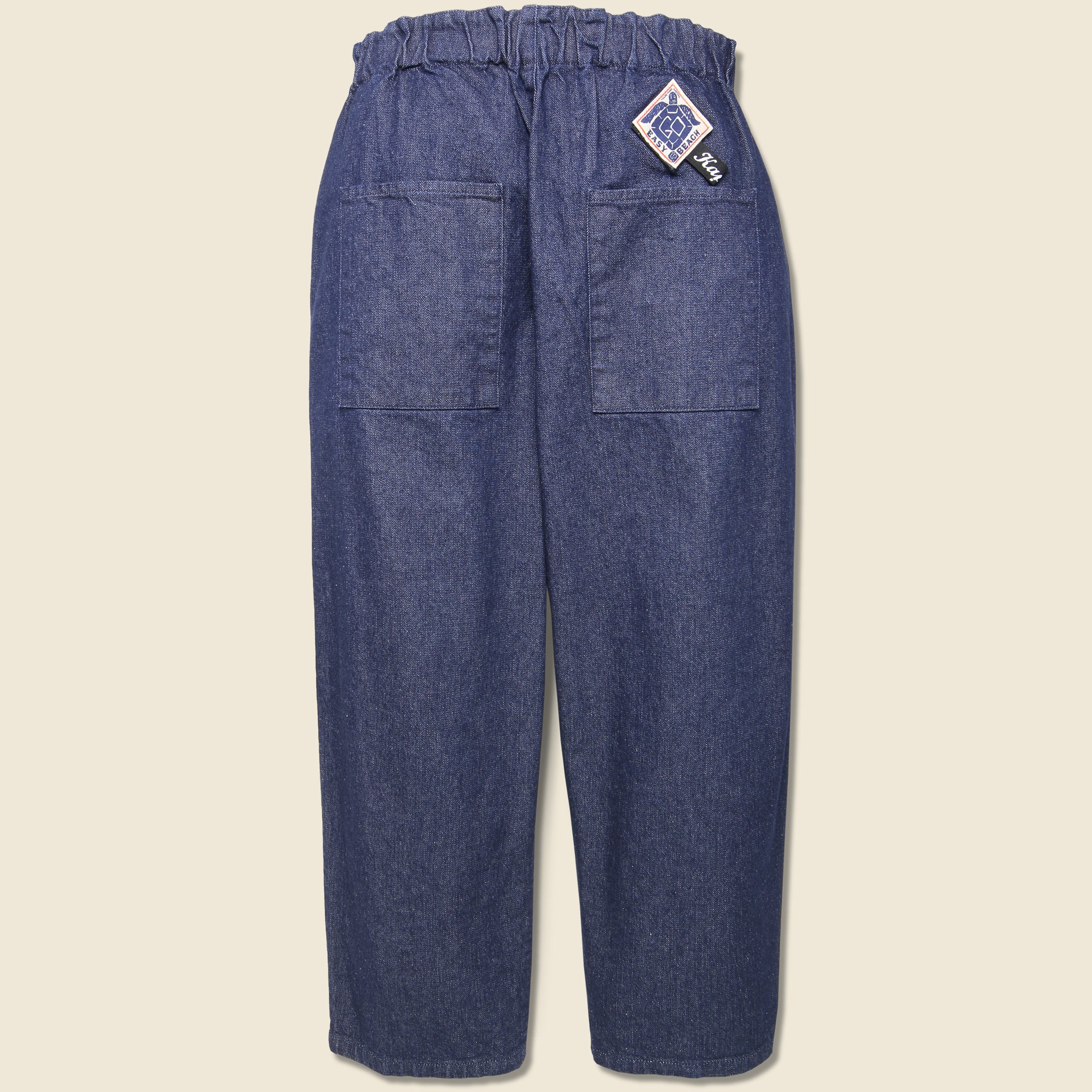 
                          12oz Broken Denim Easy Beach Go Pants - Indigo - Kapital - STAG Provisions - Pants - Denim
                        