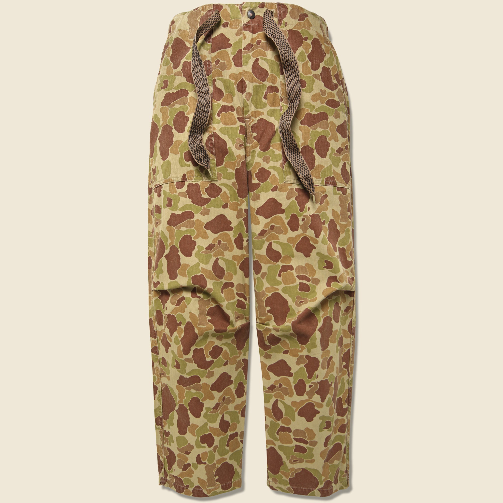 Happy Peek-A-Boo Camo Easy Pants - Beige Khaki - Kapital - STAG Provisions - Pants - Twill