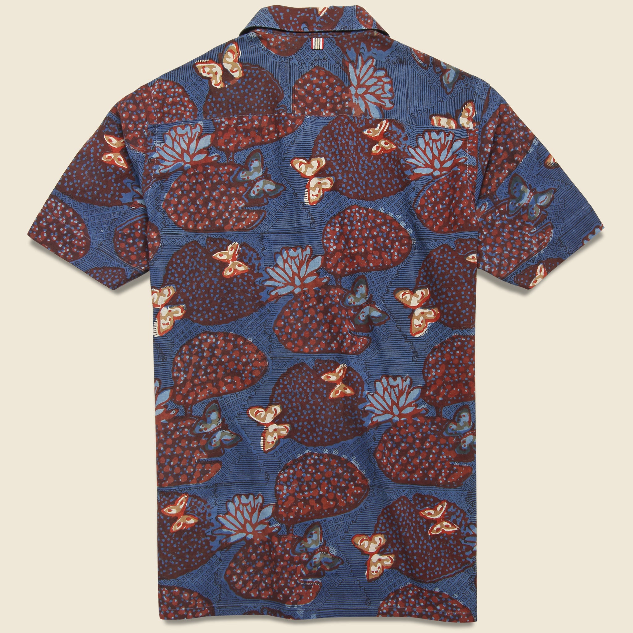 
                          Kendrick Shirt - Navy/Red Floral - Kardo - STAG Provisions - Tops - S/S Woven - Floral
                        