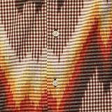 Lamar Ikat Shirt - Red/Orange - Kardo - STAG Provisions - Tops - S/S Woven - Other Pattern