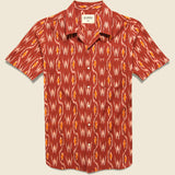 Lamar Ikat Shirt - Red - Kardo - STAG Provisions - Tops - S/S Woven - Other Pattern