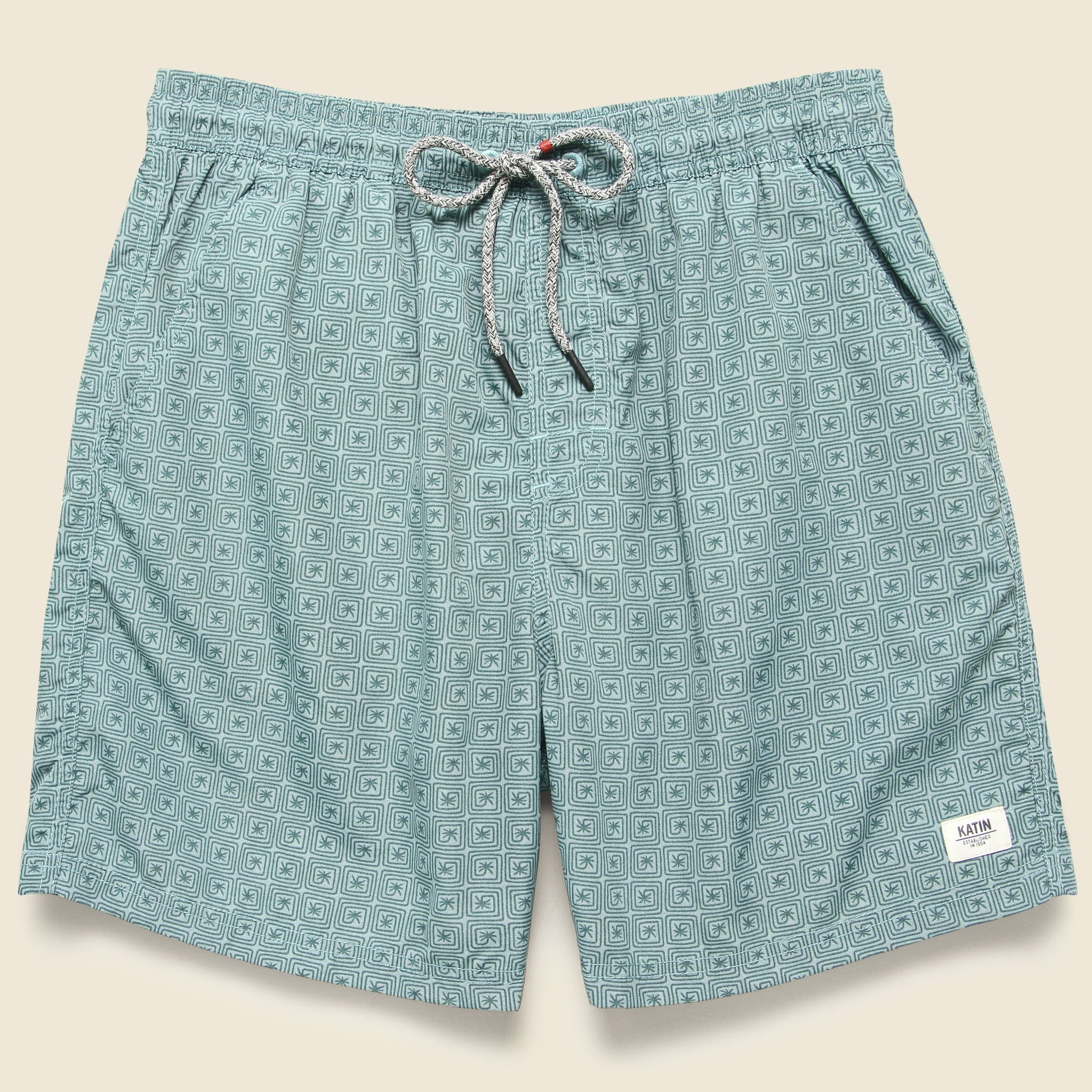 Spiral Volley Swim Trunk - Teal - Katin - STAG Provisions - Shorts - Swim