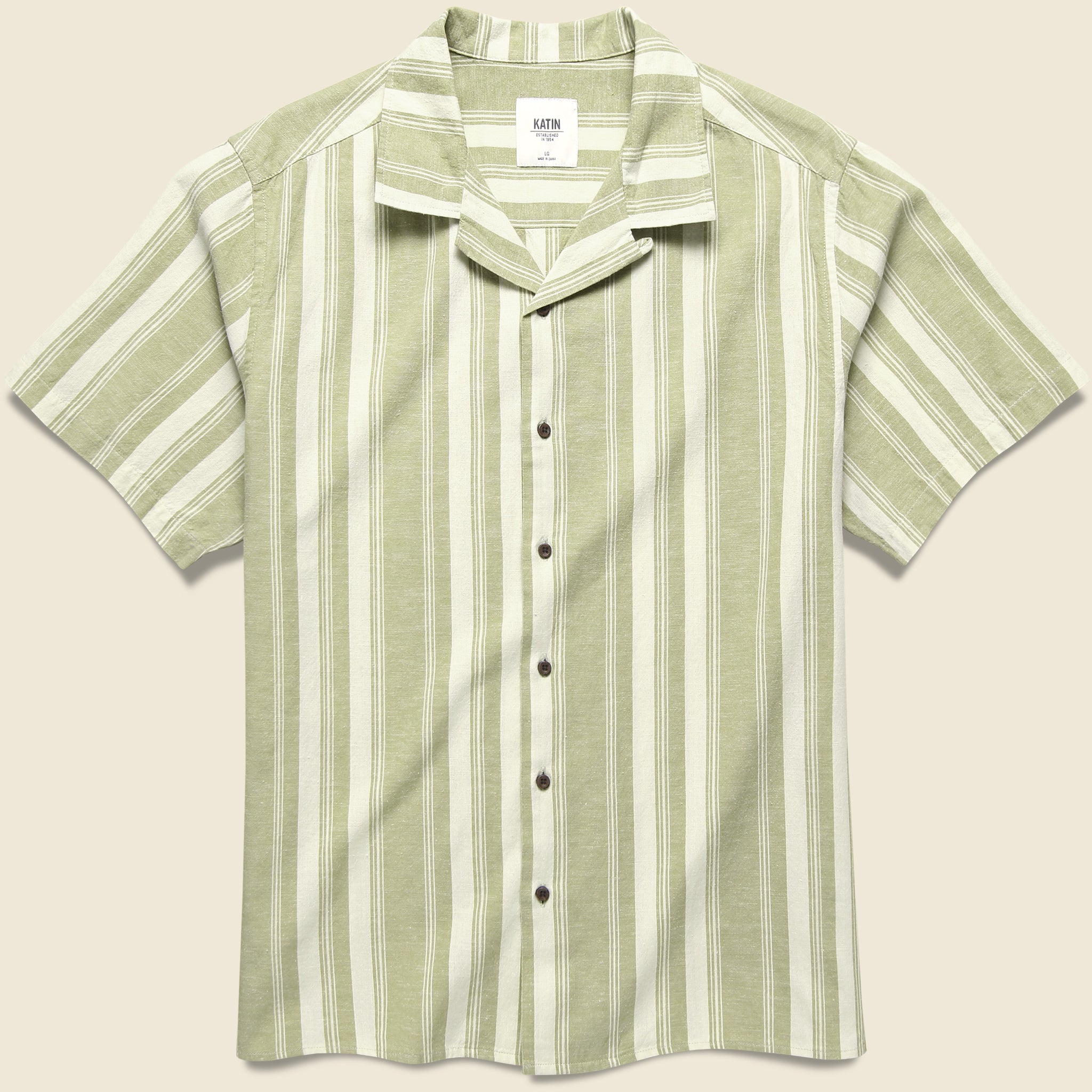 Ian Shirt - Pimento - Katin - STAG Provisions - Tops - S/S Woven - Stripe