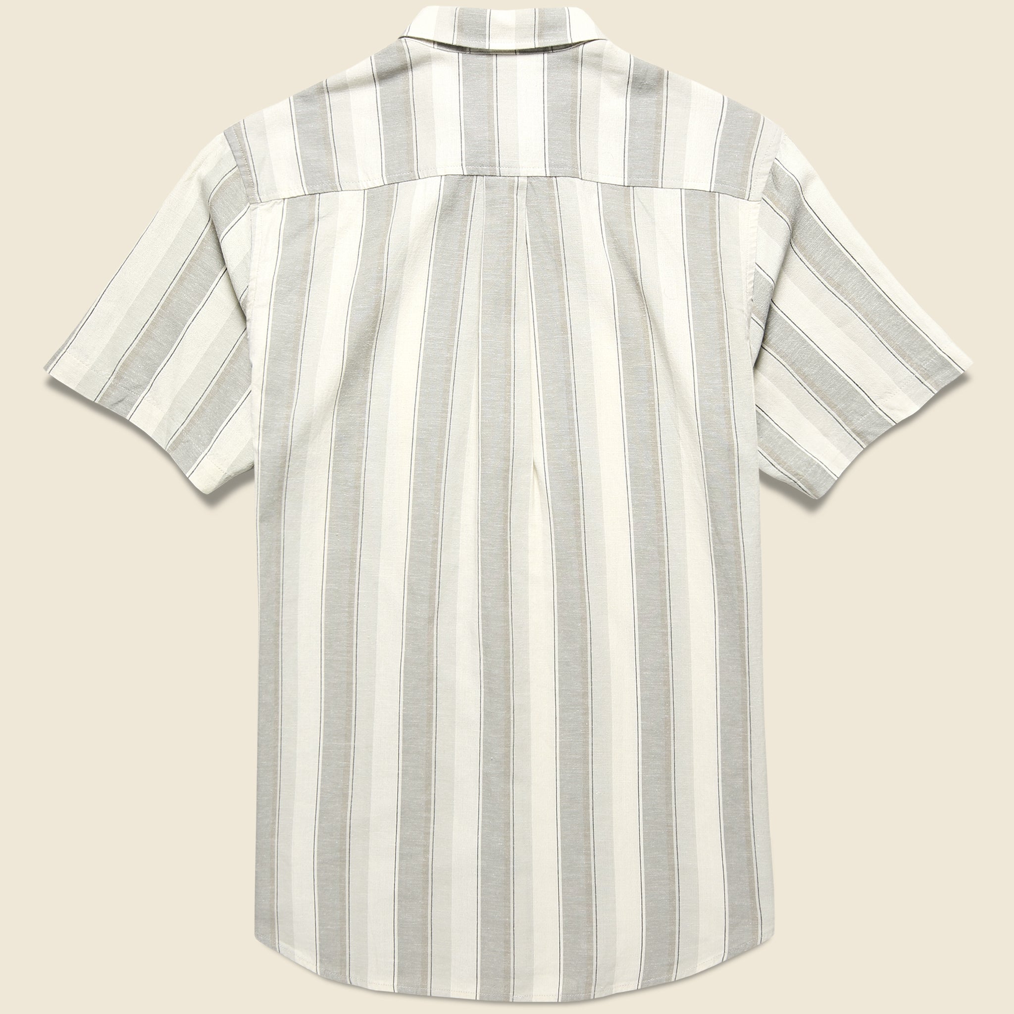 
                          Kenwood Shirt - Light Gray - Katin - STAG Provisions - Tops - S/S Woven - Stripe
                        