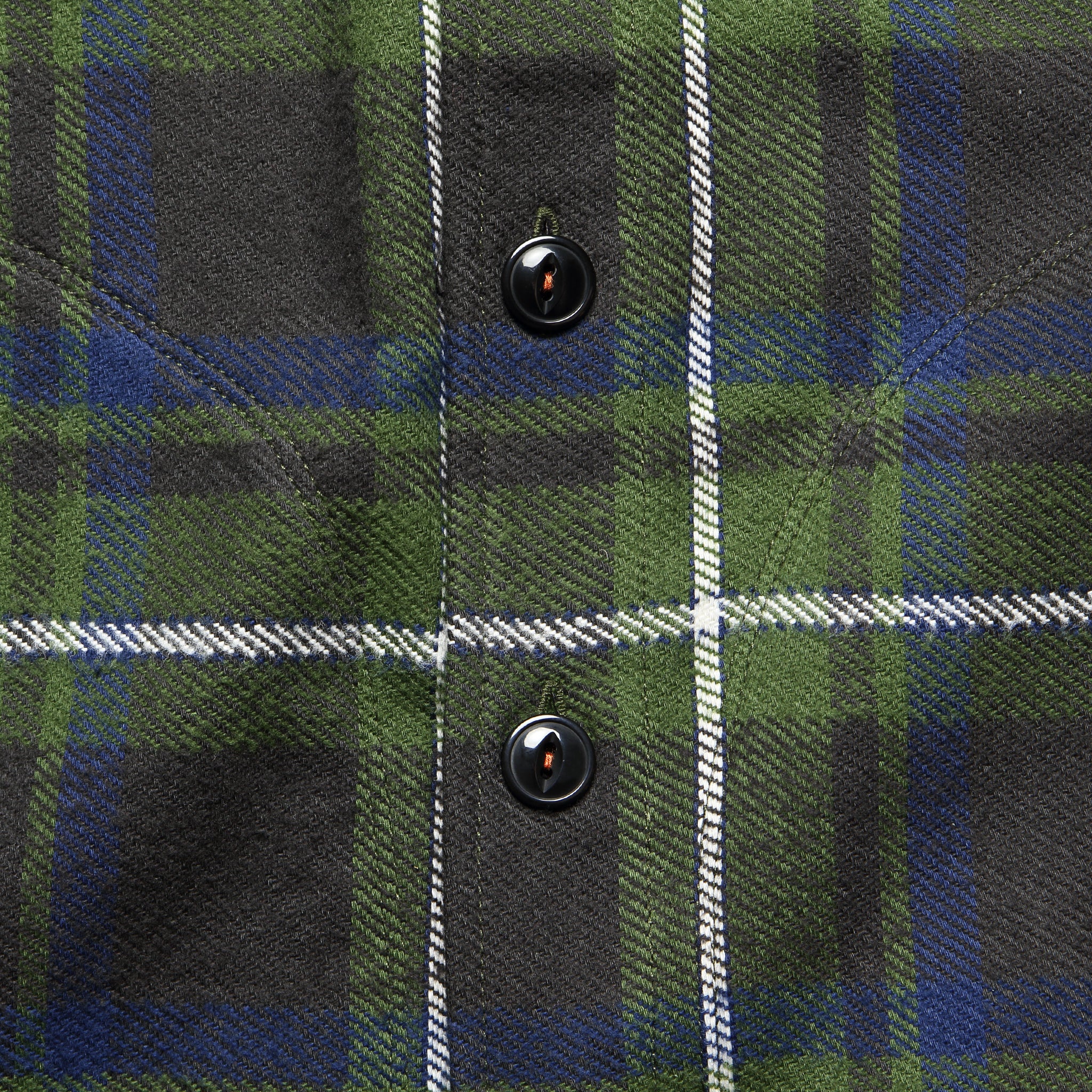 
                          Anvil Flannel - Green - KATO - STAG Provisions - Tops - L/S Woven - Overshirt
                        