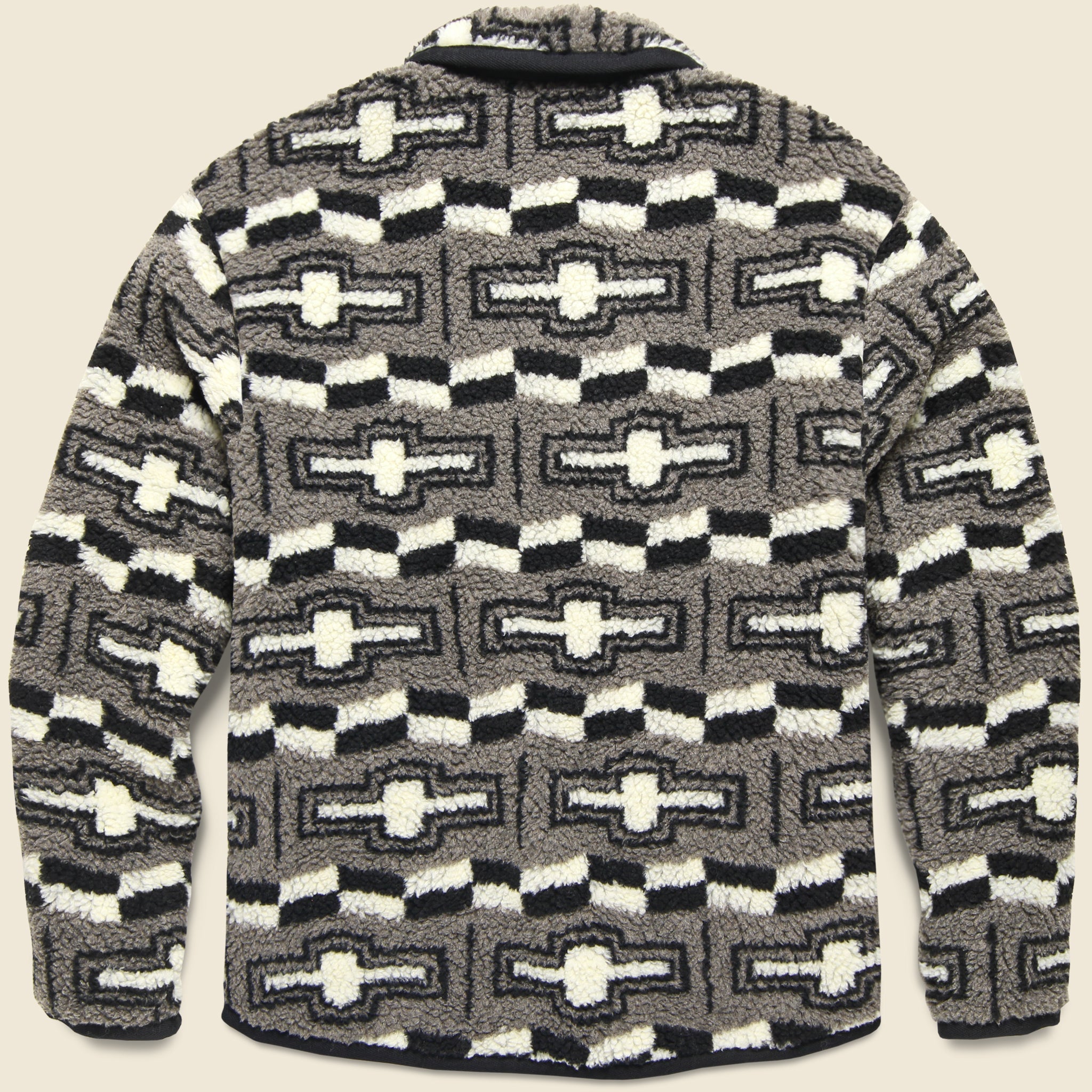 Reverse Zip Pile & Quilt Jacket - Grey - Knickerbocker - STAG Provisions - Outerwear - Coat / Jacket