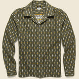 Game Camp Shirt - Moss - Knickerbocker - STAG Provisions - Tops - L/S Woven - Other Pattern