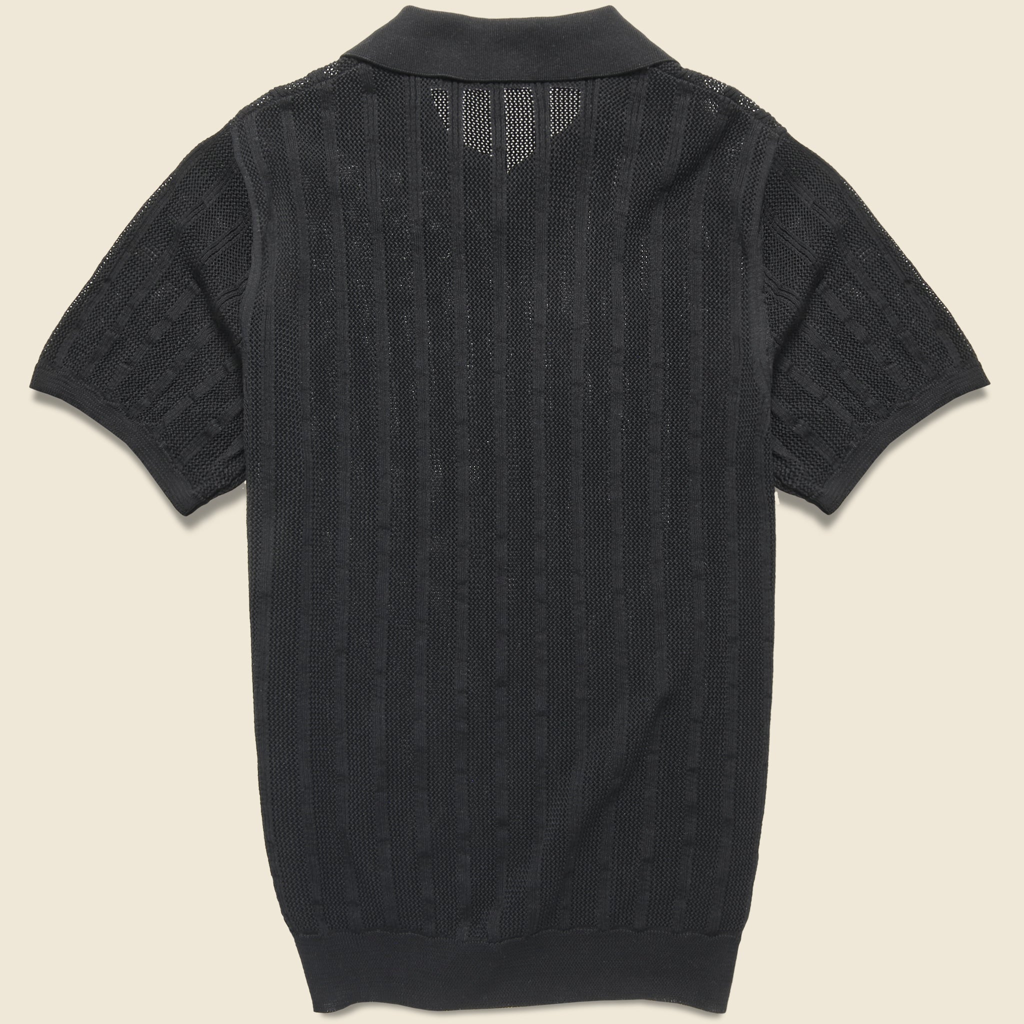 
                          Garden Polo - Black - Knickerbocker - STAG Provisions - Tops - S/S Knit
                        