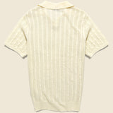 Garden Polo - Natural - Knickerbocker - STAG Provisions - Tops - S/S Knit