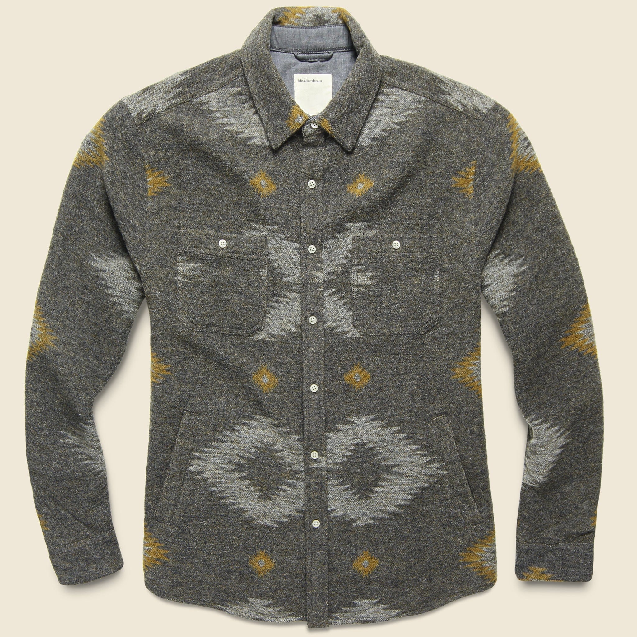 Warrior Shirt Jacket - Heather Charcoal - Life After Denim - STAG Provisions - Tops - L/S Woven - Overshirt
