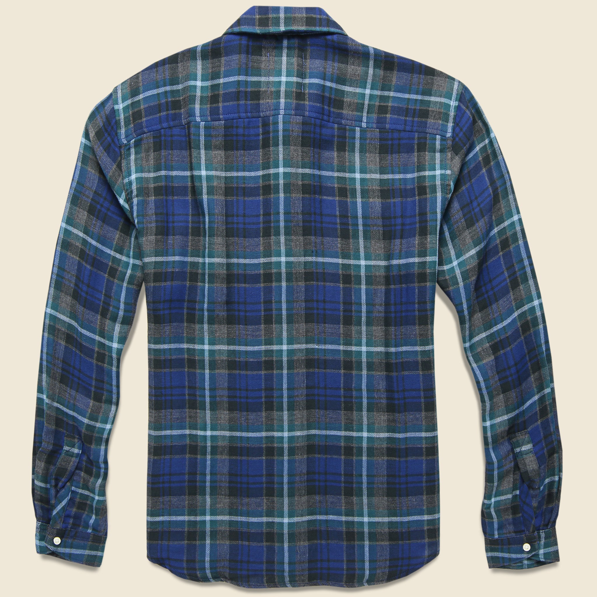
                          Aurora Shirt - Midnight - Life After Denim - STAG Provisions - Tops - L/S Woven - Plaid
                        