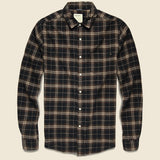 Tartan Shirt - Black - Life After Denim - STAG Provisions - Tops - L/S Woven - Plaid