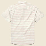 Masaryk Shirt - White - Life After Denim - STAG Provisions - Tops - S/S Woven - Stripe