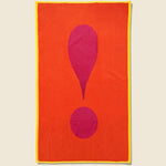 Exclamation Towel - Red/Orange - Lateral Objects - STAG Provisions - Gift - Towel