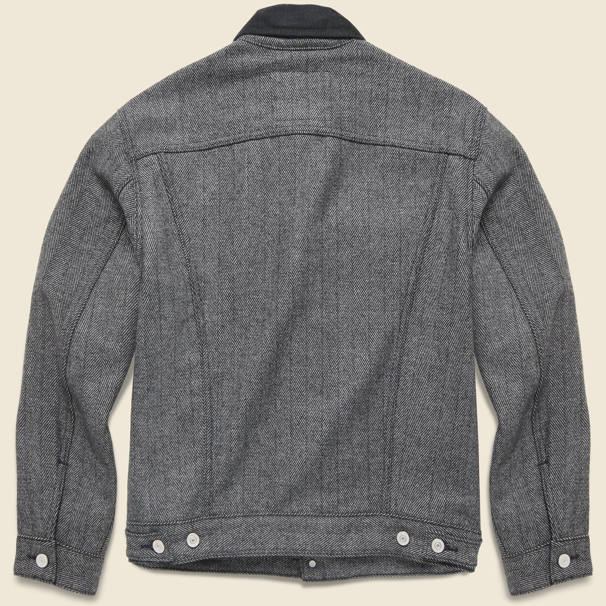 
                          Vintage Fit Herringbone Trucker Jacket - Grey - Levis Premium - STAG Provisions - Outerwear - Coat / Jacket
                        